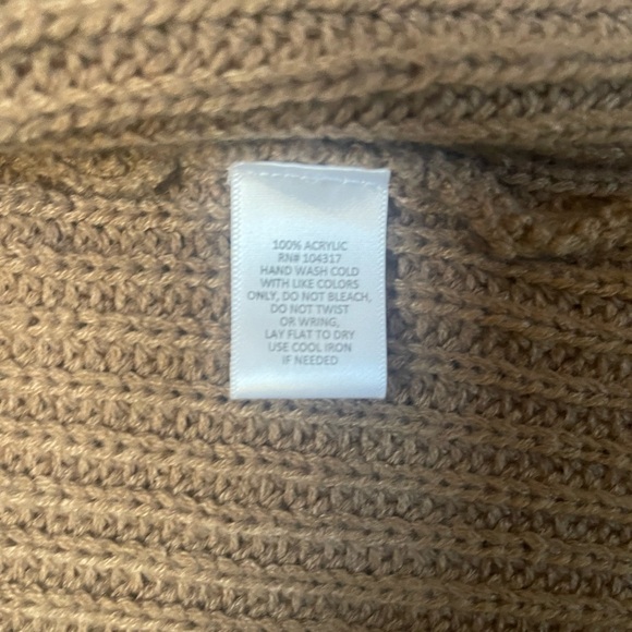 Women’s Harlow and Rose cardigan sweater Size Small Brown - Picture 8 of 8